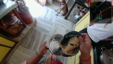 Egocentric close-range degenerate tracking case